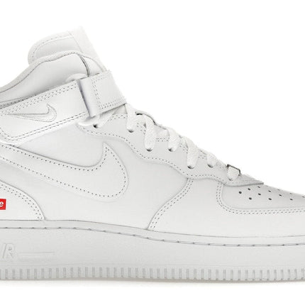 nike air force 1 mid supreme white