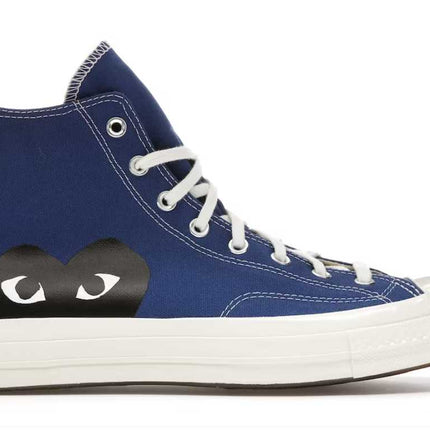 converse chuck taylor all-star 70 hi comme des garcons play blue