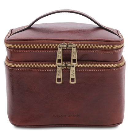 Eliot - Leather toiletry bag train case | TL142045
