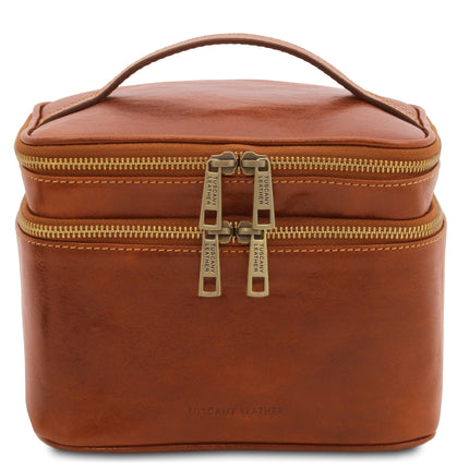 Eliot - Leather toiletry bag train case | TL142045