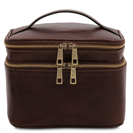 Eliot - Leather toiletry bag train case | TL142045