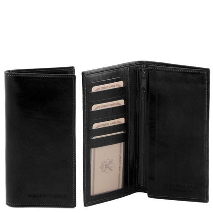 Exclusive vertical 2 fold leather wallet for men | TL140777