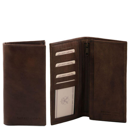 Exclusive vertical 2 fold leather wallet for men | TL140777