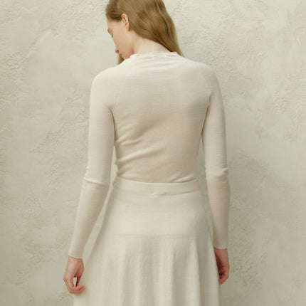 Extra Fine Merino Ribbed Crewneck (3D - Knit)