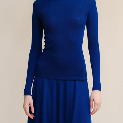 Extra Fine Merino Ribbed Crewneck (3D - Knit)