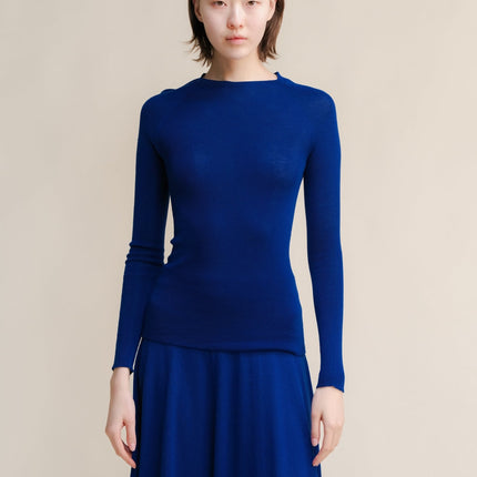 Extra Fine Merino Ribbed Crewneck (3D - Knit)