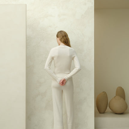 Extra Fine Merino Ribbed Fine Sweater