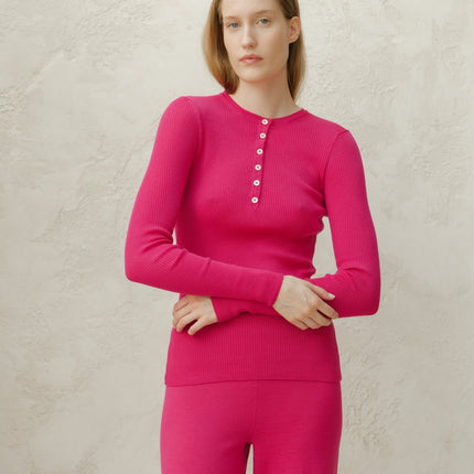 Extra Fine Merino Ribbed Fine Sweater