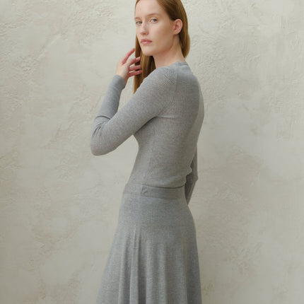 Extra Fine Merino Ribbed Fine Sweater