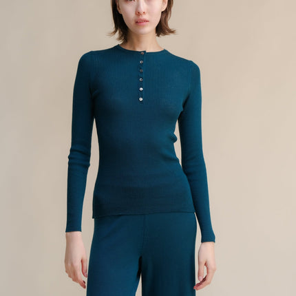 Extra Fine Merino Ribbed Fine Sweater