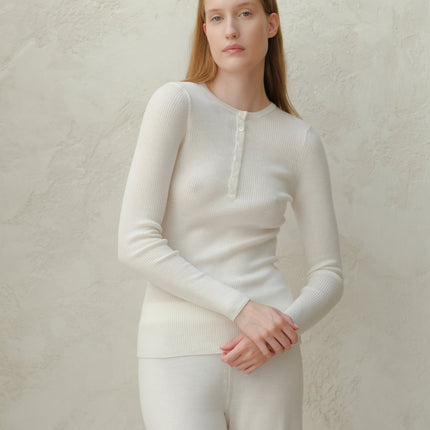 Extra Fine Merino Ribbed Fine Sweater