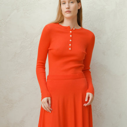 Extra Fine Merino Ribbed Fine Sweater