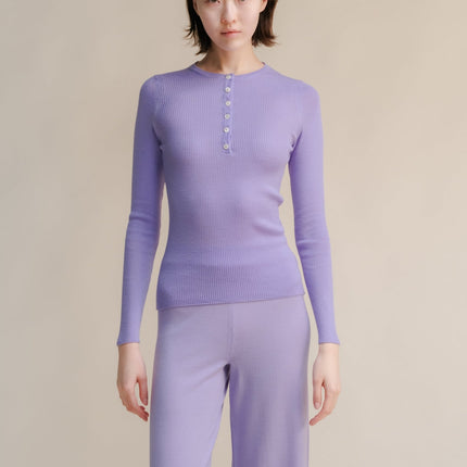 Extra Fine Merino Ribbed Fine Sweater