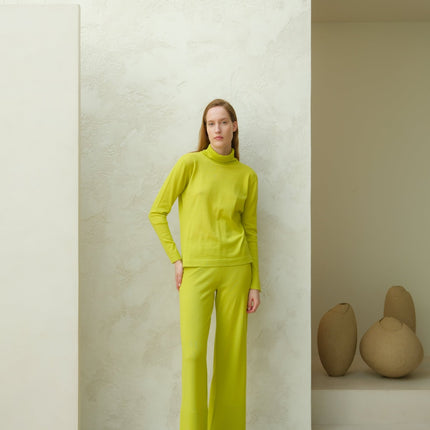 Extra Fine Merino Wide - Leg Trousers