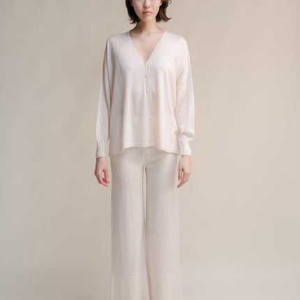 Extra Fine Merino Wide - Leg Trousers