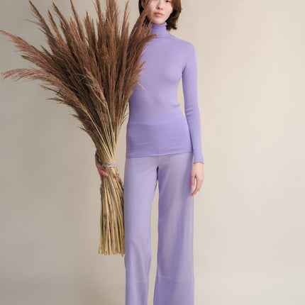 Extra Fine Merino Wide - Leg Trousers