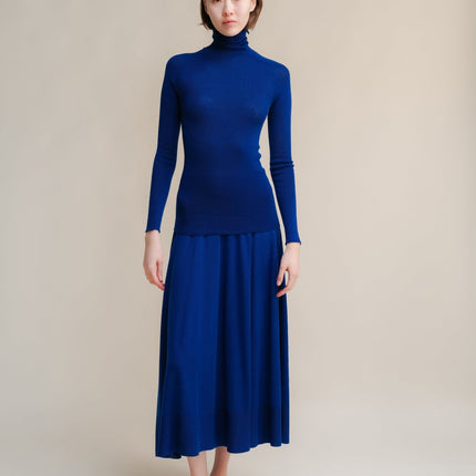 Extra Fine Merino Wool A - Line Skirt (3D - Knit)
