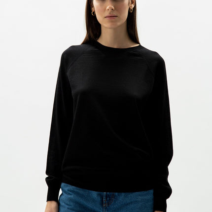 Extra Fine Merino Wool Crewneck Sweater (3D - Knit)