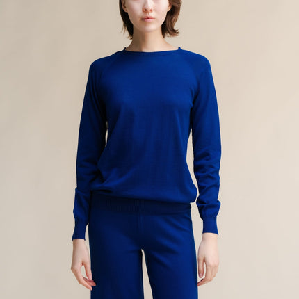 Extra Fine Merino Wool Crewneck Sweater (3D - Knit)