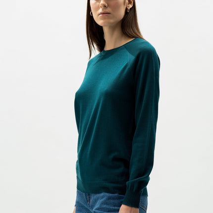 Extra Fine Merino Wool Crewneck Sweater (3D - Knit)