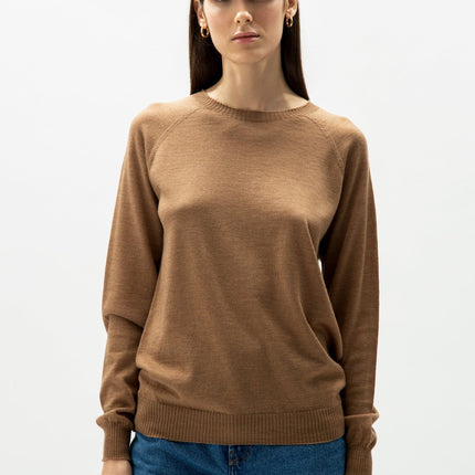 Extra Fine Merino Wool Crewneck Sweater (3D - Knit)