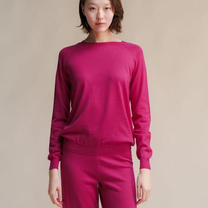 Extra Fine Merino Wool Crewneck Sweater (3D - Knit)