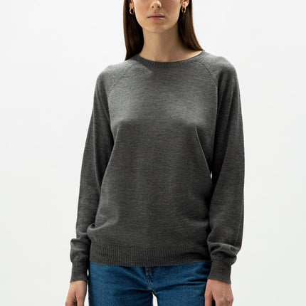 Extra Fine Merino Wool Crewneck Sweater (3D - Knit)