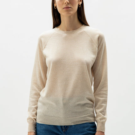 Extra Fine Merino Wool Crewneck Sweater (3D - Knit)