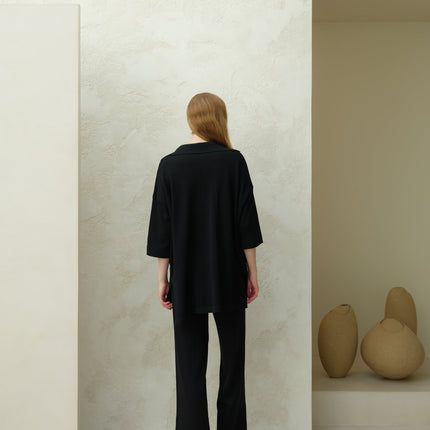 Extra Fine Merino Wool Maxi Polo