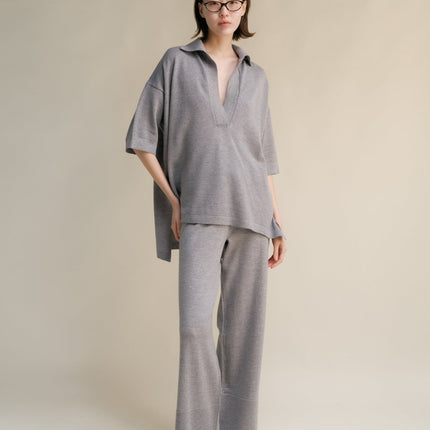 Extra Fine Merino Wool Maxi Polo