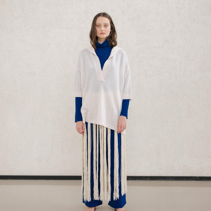 Extra Fine Merino Wool Maxi Polo