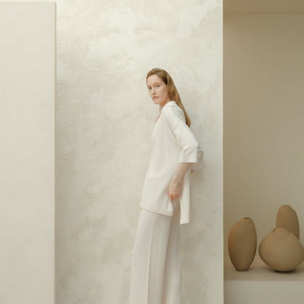 Extra Fine Merino Wool Maxi Polo