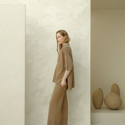 Extra Fine Merino Wool Maxi Polo