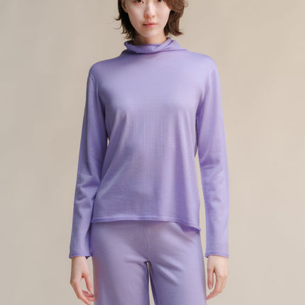 Extra Fine Merino Wool Relaxed Turtleneck (3D - Knit)