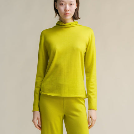 Extra Fine Merino Wool Relaxed Turtleneck (3D - Knit)