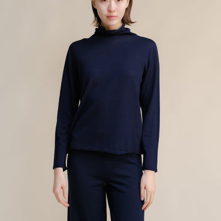 Extra Fine Merino Wool Relaxed Turtleneck (3D - Knit)