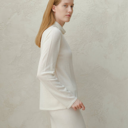 Extra Fine Merino Wool Relaxed Turtleneck (3D - Knit)