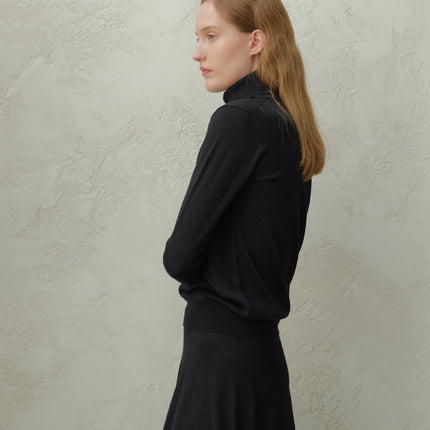 Extra Fine Merino Wool Turtleneck Sweater