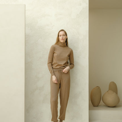 Extra Fine Merino Wool Turtleneck Sweater