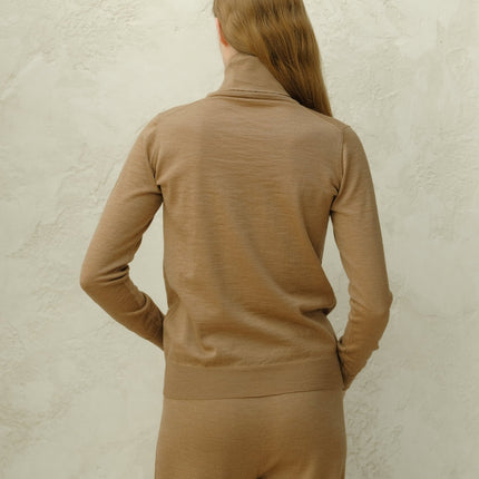 Extra Fine Merino Wool Turtleneck Sweater