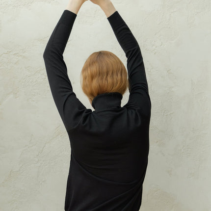 Extra Fine Merino Wool Turtleneck Sweater