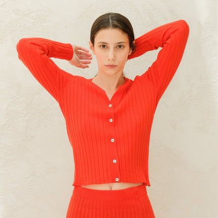 Extra Fine Merino Wool V Neck Cardigan