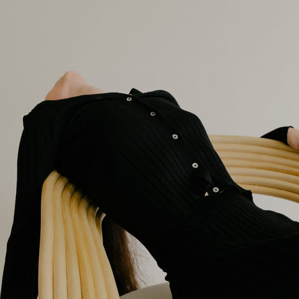 Extra Fine Merino Wool V Neck Cardigan