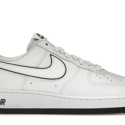 nike air force 1 '07 low white black outline swoosh