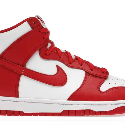 nike dunk high championship white red