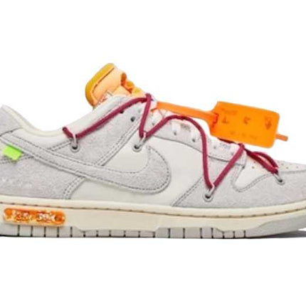 nike dunk low off-white lot 35