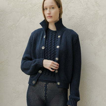 Fine Cotton Bomber Jacket