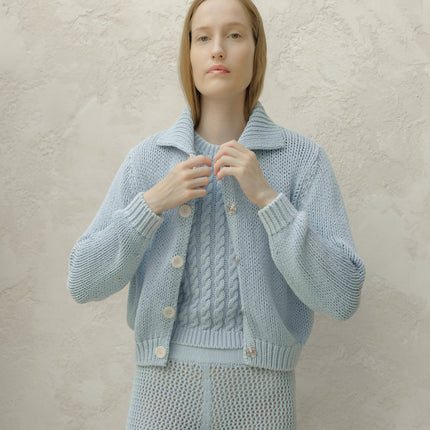 Fine Cotton Bomber Jacket