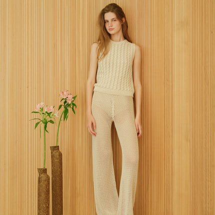 Fine Cotton Crochet Pants