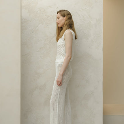 Fine Cotton Crochet Pants